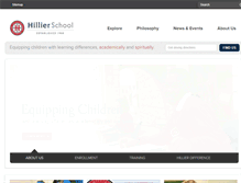 Tablet Screenshot of hillierschool.org